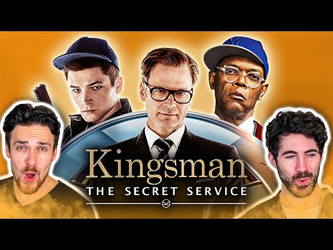 First time watching *KINGSMAN: THE SECRET SERVICE* Hilarious MADNESS!!