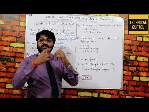 Complete demo on Cloud Storage using GUI and Cloudshell-Hindi/Urdu | Lec-21| Google Cloud Storage
