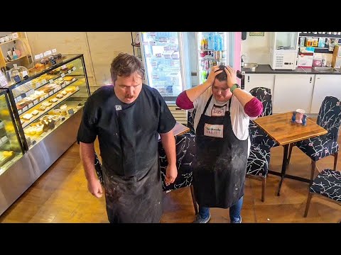 Dropping a wedding cake but gaslighting the staff into taking blame