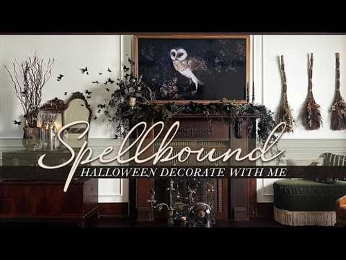 A Spooky Beautiful Halloween Decorate with Me // The Spellbound Garden