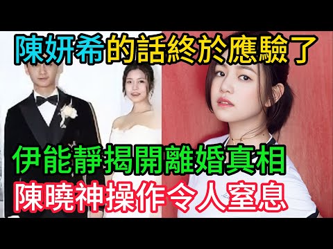陳妍希的話終於應驗了!伊能靜揭開「雙陳」離婚真相,冷暴力分居8年騙局,陳曉「神操作」令人窒息,難怪她當年哭著說…#陳曉 #陳妍希 #趙麗穎