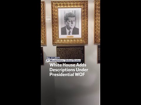 White House Adds Descriptions Under Presidential WOF
