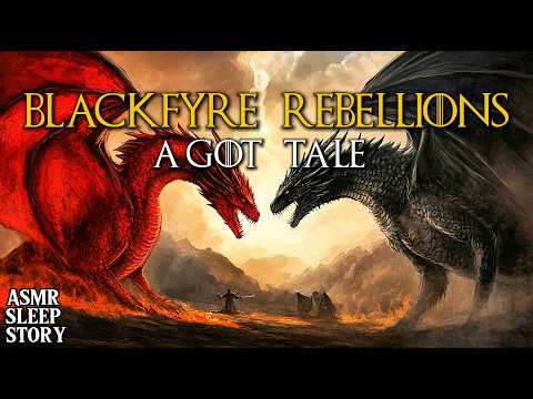 Blackfyre Rebellions: GOT Bedtime Story | Cozy House Of The Dragon Tales & Relaxing Ambience