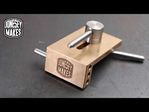 Making a Vise Stop with a novel CAM LOCK mechanism
