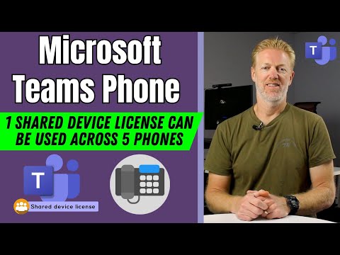 1 Shared Device License for Microsoft Teams Phone can be used across 5 Phones | Teams Phone System