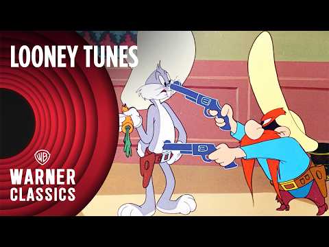 Looney Tunes | Classic Bugs Bunny vs. Yosemite Sam Compilation | Warner Classics