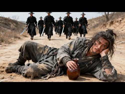 功夫電影!瘋癲乞丐竟是武功蓋世的功夫大師! 💥 #中国电视剧 #KungFu #Martial Arts Movies