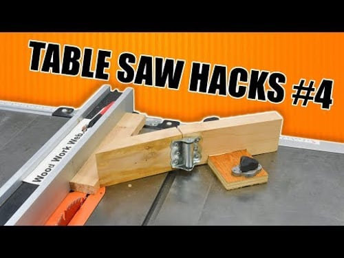 5 Quick Table Saw Tricks Part 4 / Woodworking Hacks