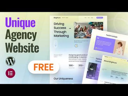 How to Make a FREE Agency Website in 2025 (WordPress & Elementor Tutorial for Beginners)
