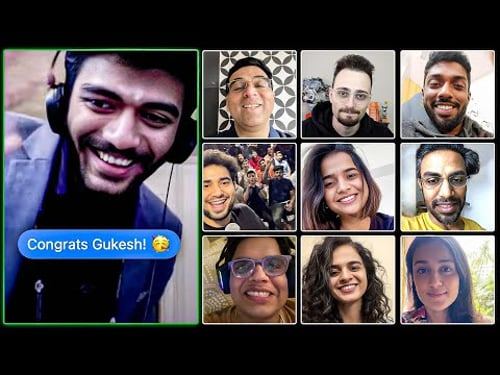 Gukesh gets Wishes from Special People after Winning Candidates!