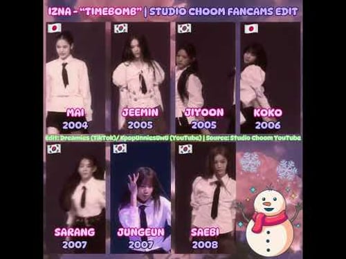 TIMEBOMB - izna | FANCAMS EDIT | STUDIO CHOOM | PART 1