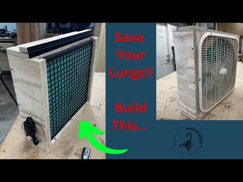 NO one else has this feature!!! Box Fan Air Filter (save your lungs) dust collector,