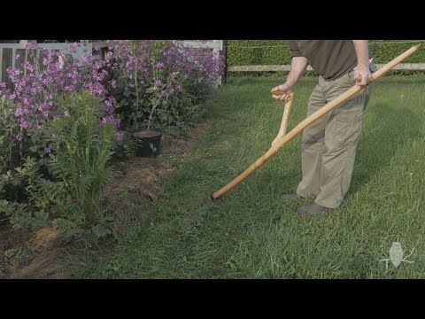 Partial mowing with scythes