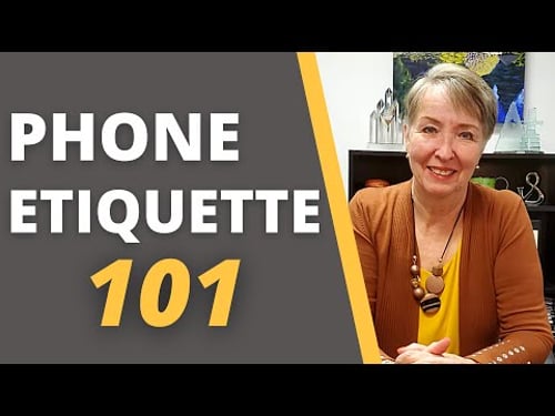 Answering the phone in a professional way | Phone Etiquette 101