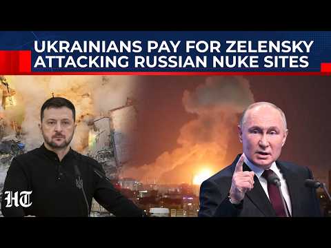 Putin's Revenge Burns Kyiv, Ukrainians Pay Price For Zelensky Attacking Russia Nuclear Sites