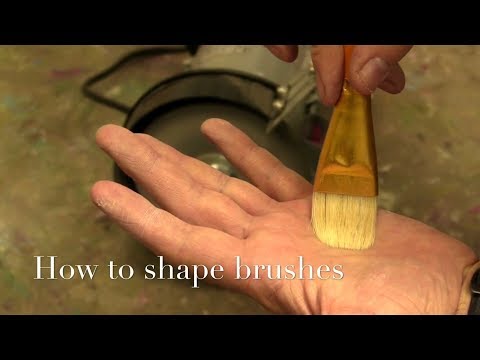 Как придать форму кистям. How to shape brushes (English subtitles)