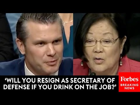Mazie Hirono Refuses To Let Up On Pete Hegseth Over Sexual Misconduct Accusations, Alcohol Claims