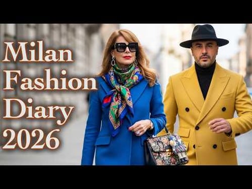 Milan Fashion Diary 2026: Fresh Italian Trends Worn by Milanese Right Now. Luxury Fashion Vlog