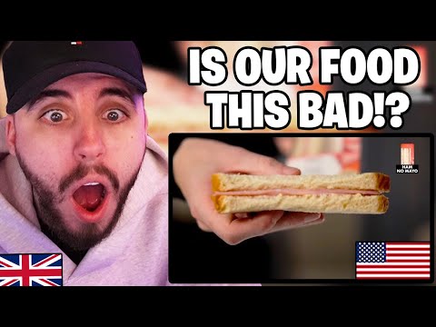Brit Reacts to Americans Shocked by Average British Lunch!