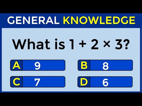 How Good Is Your General Knowledge? Take This 25-Question Quiz To Find Out! #challenge 205