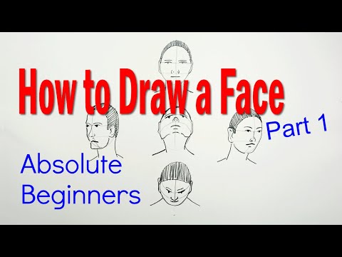 A Brilliantly Simple Technique for Drawing A Face in Proportion for Absolute Beginners: PART 1