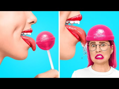 IF FOOD OR MAKEUP WERE PEOPLE || Awkward Moments and Funny Situations by 123 GO! GOLD