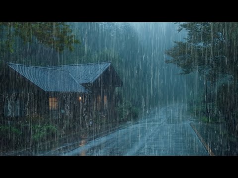 Experience Deep Sleep in Under 6 Minutes with Heavy Rain & Thunderstorm | Rain Sounds for Sleeping