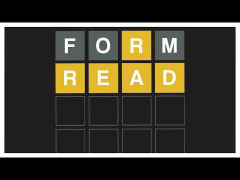 Wordle.. but its only 4 Letters