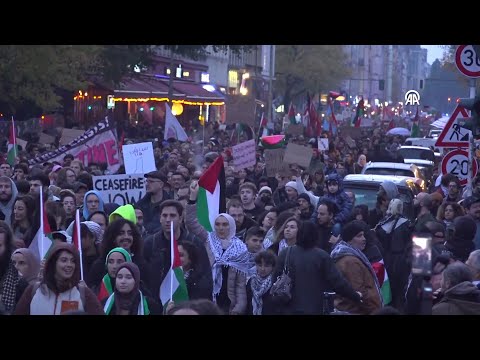 BERLIN - Demonstration in support of Palestine in Germany