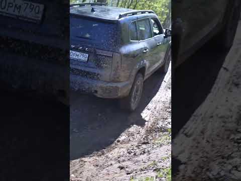 Проверка блокировки Dargo X. В горку с диагональным вывешиванием без пробуксовки. #haval #dargo