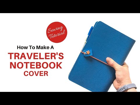 How To Make A TRAVELER'S NOTEBOOK COVER | VINYL OR LEATHER