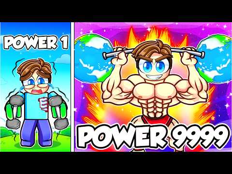 Becoming the STRONGEST MAN in ROBLOX