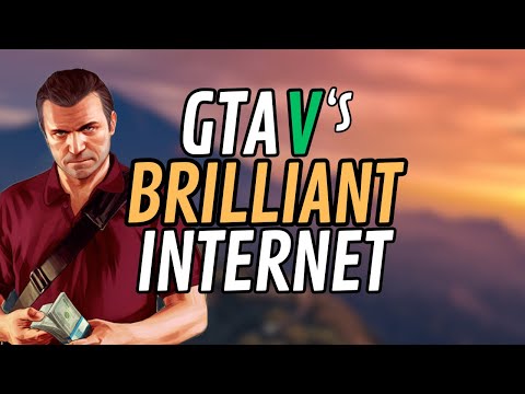 Browsing GTA V's brilliant internet