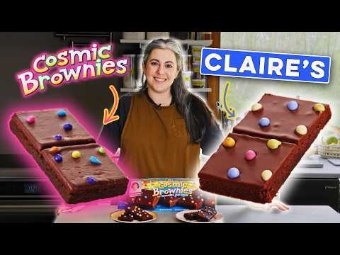 I Tried Making Homemade Cosmic Brownies | Claire Recreates
