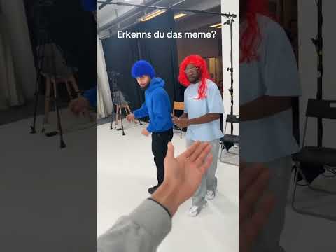 Backstage Spass bei unserem letzten "Erkenne das Meme" Dreh 🤪 #shorts