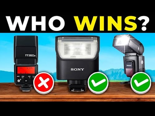 TOP 5 BEST FLASHES for SONY PHOTOGRAPHERS 2026 | Best Camera Flashes on Amazon
