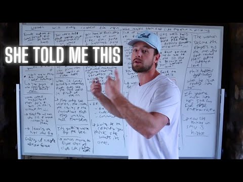 Women will only respect the men who make them feel like they're not a priority in the relationship