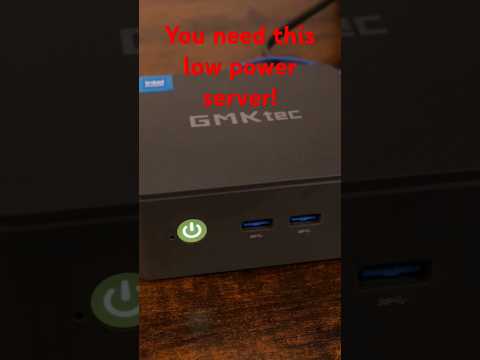 Low Power server for home! #techtok #tech #minipc #gmktec #homelab