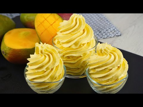 Crema de Mangos SIN AZÚCAR Extra Firme para rellenar y decorar pasteles | Deliciosa y Saludable