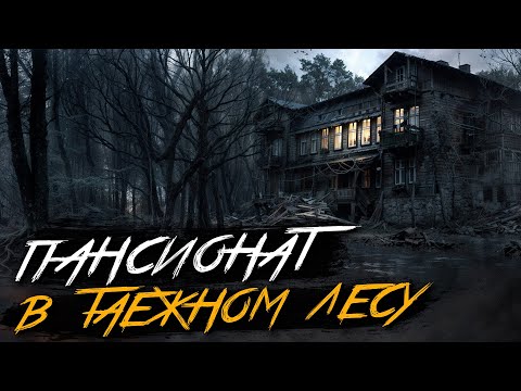 УЖАСЫ ЗАБРОШЕННОГО ПАНСИОНАТА В ГЛУХОМ ЛЕСУ. Страшные истории на ночь. Мистика