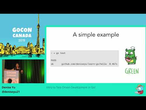 Intro to Test-Driven Development in Go - Denise Yu