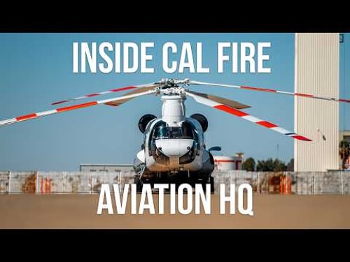 Fighting California Wildfires - Mind-blowing Tour of Cal Fire's Aviation Fleet