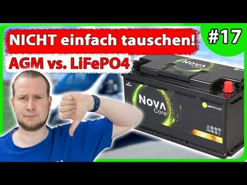 GRÖSSTE FEHLER beim LiFePO4 - Umbau! 🚫🔋AGM tauschen | #17 SO geht Wohnmobil