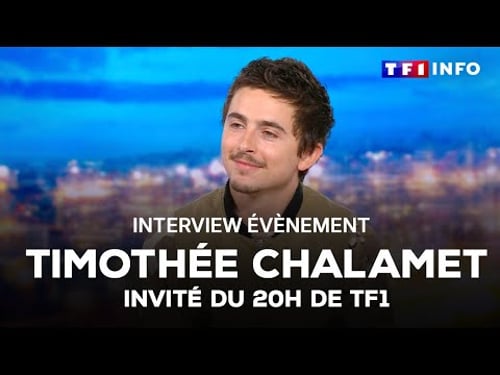 Épatant dans "Marty Supreme", Timothée Chalamet se confie au 20H de TF1|TF1 INFO