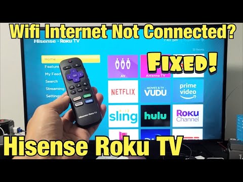 Hisense Roku TV: Wifi Internet Network Not Connecting? FIXED!