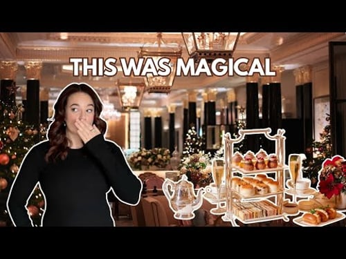 The Dorchester Festive Afternoon Tea | Inside London's top luxury hotel π