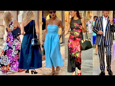 PERFECT SUMMER NIGHT OUTFIT🔥+30°C (86°F) ITALIAN HOT SUMMER 2025 STREET STYLE IN VERONA #vanityfair