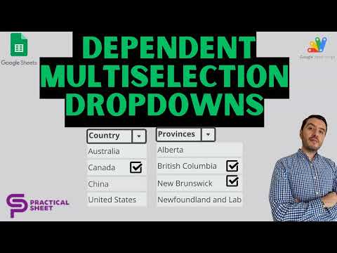 Master DEPENDENT Dropdowns with Multi-Selection in Google Sheets! 🎯