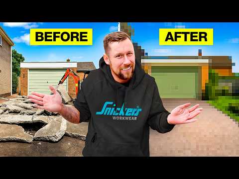 I Transformed A Driveway in 24 Hours!
