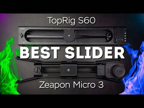 Zeapon Micro 3 vs TopRig S60 Slider Comparison